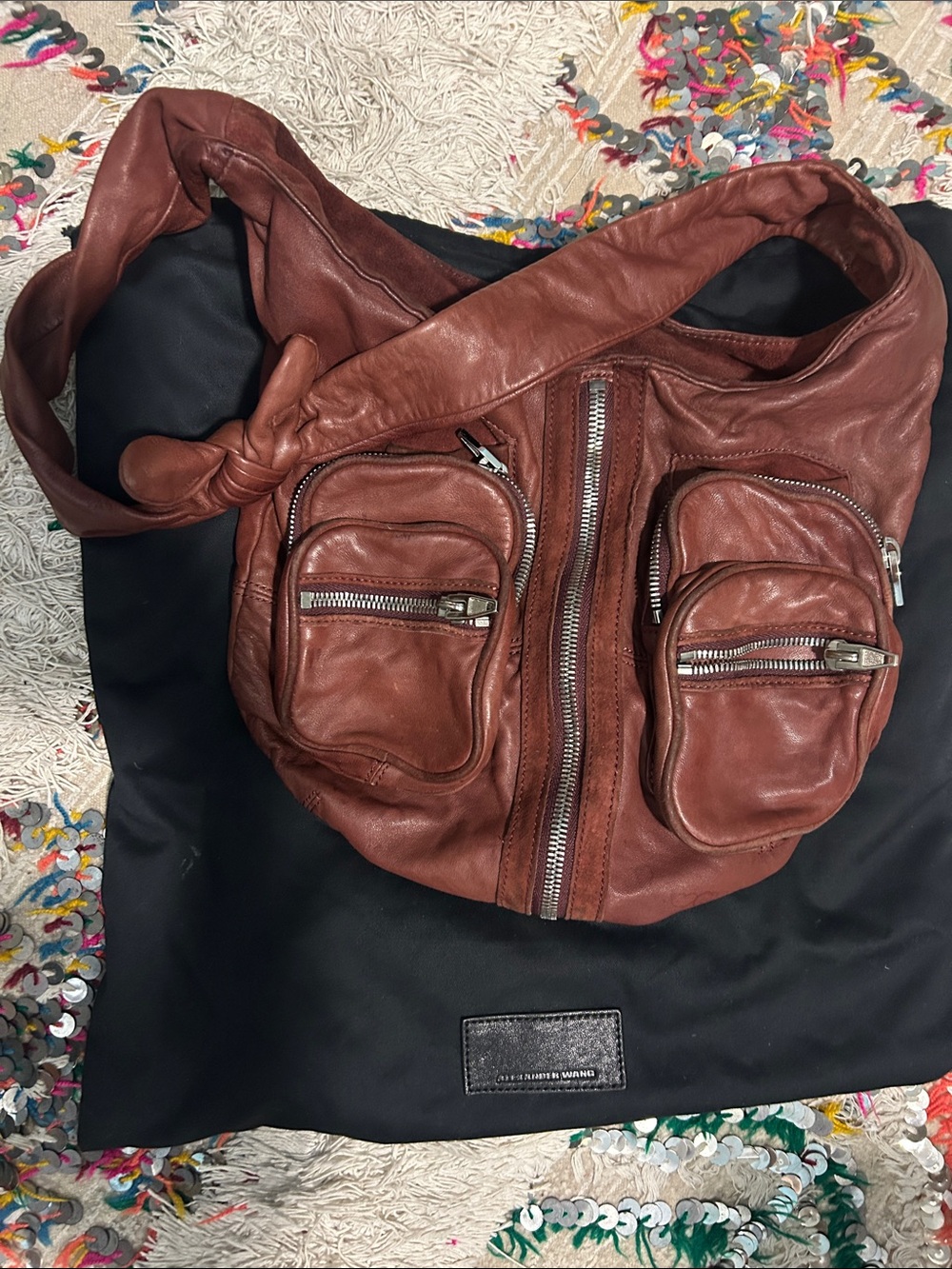 ALEXANDER WANG DONNA BAG OXBLOOD
